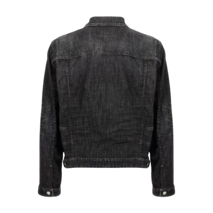 Dsquared2 Easy Wash Spijkerjasje Zwart