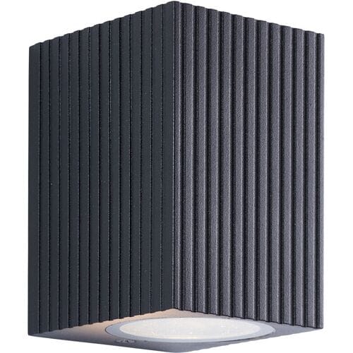 Brilliant Led Buitenlamp, Gu10 Fitting, 10 X 7 X 8 Cm, Aluminium, Geribbeld Ontwerp