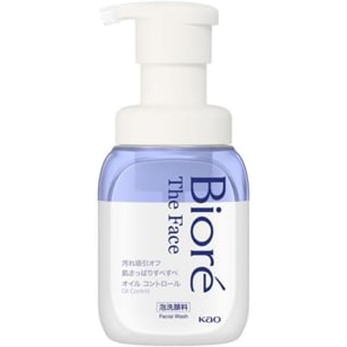 Kao - Biore The Face Foam Facial Cleanser Oil Control 200ml