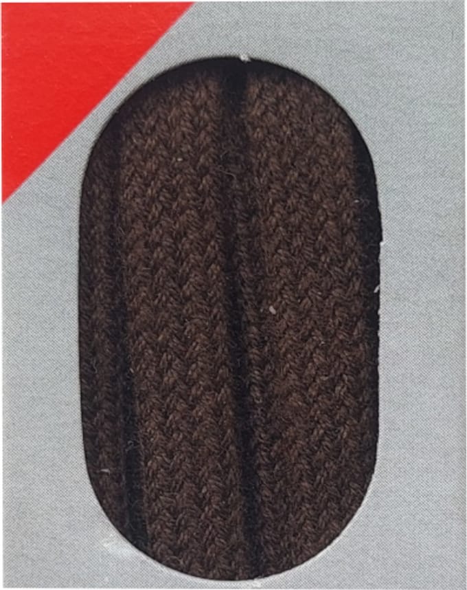 Bob Veter - Donker Bruin - Plat - Lengte 120 cm - Breedte 7 mm - Schoenveter