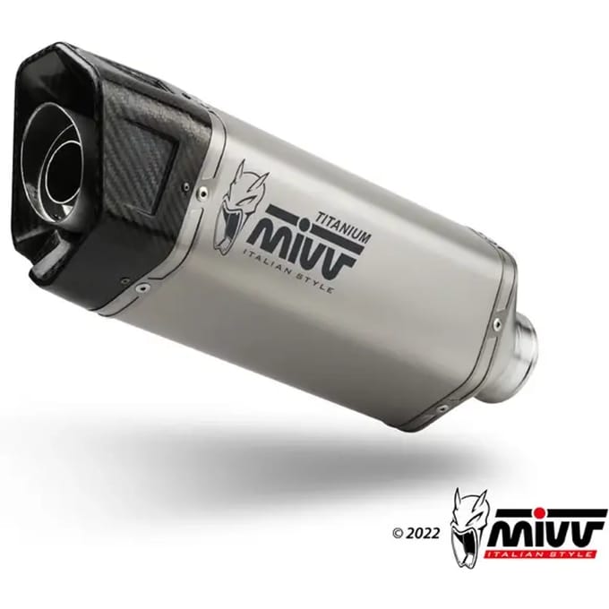 Motorfietsuitlaat demper Mivv SR-1 Titane
