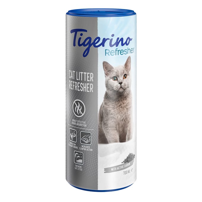 2x700ml Tigerino Refresher Natuurlijke ontgeurder voor Kattenbakvulling