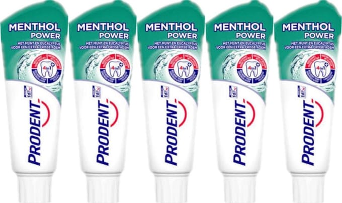 Prodent Tandpasta Menthol Power - Voordeelverpakking 5 x 75 ml