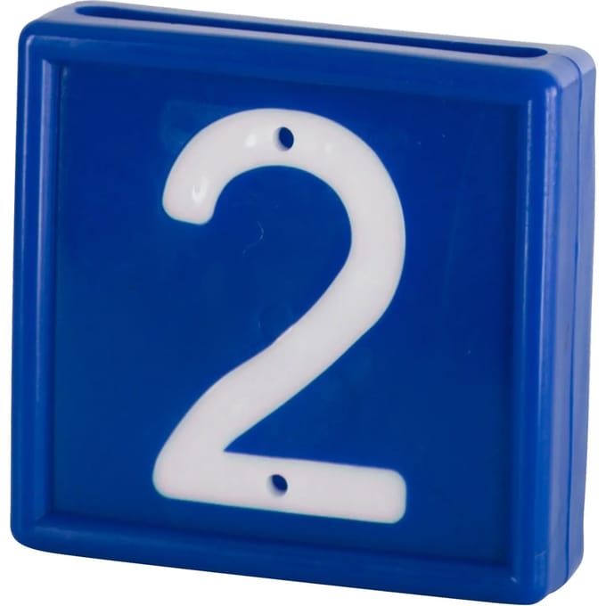 Genummerde markeerkraag om op de armband te schuiven Kerbl N°2 (x10)