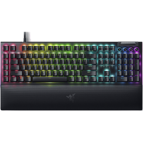 Razer BlackWidow V4 - Yellow Mechanical (Linear) - Gaming toetsenbord - Engels (US international) - Zwart
