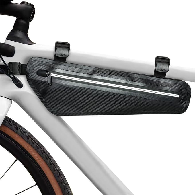 Waterdichte Fiets Frametas Zwart Universele Montage voor Fietsaccessoires