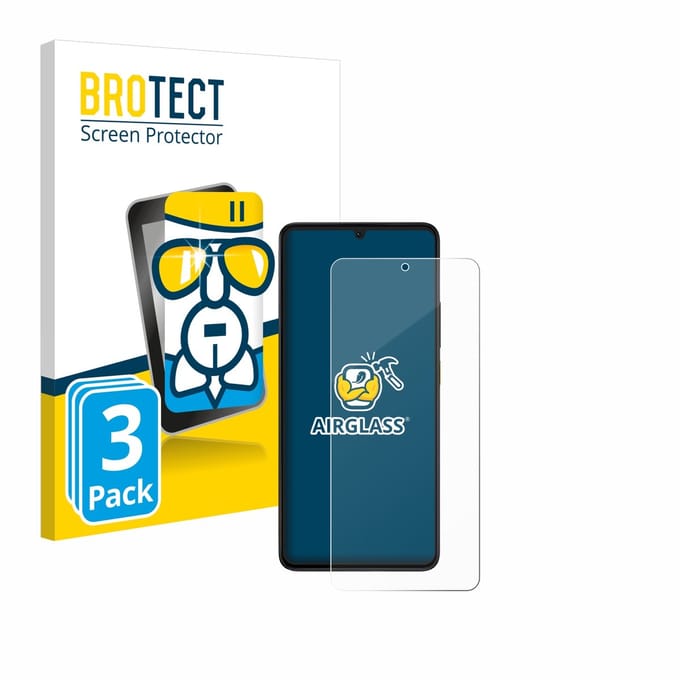 Screenprotector 3 Stuks voor Xiaomi Poco X6 Pro Beschermglas transparant