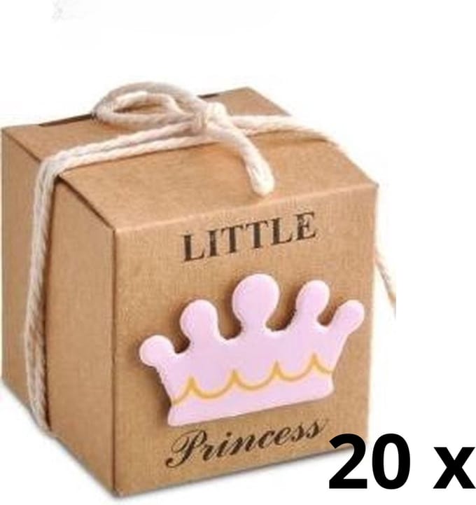 DOOPSUIKER GESCHENKDOOSJE KRAAM GESCHENK CADEAU LITTLE PRINCESS nr 391