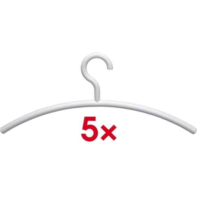Maul Kledinghanger 9451502 (b x h) 46 cm x 19 cm Agaatgrijs Wit 5 stuk(s)