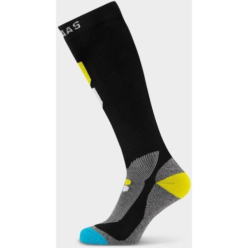 Poederbaas Skisokken Technical Bamboo Freeride Zwart-35/38