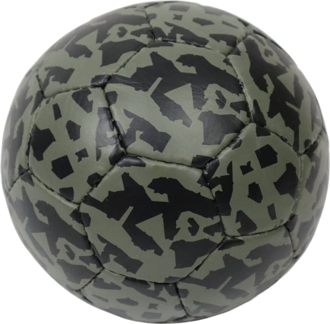 vanPauline - voetbal - kind- groen - speckels - maat 3