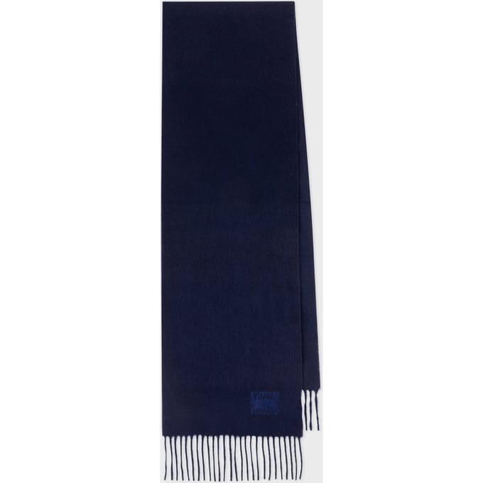 Paul Smith Scarf Cashmere Logo Navy Taglia: OS | Sciarpe Outlet | Uomo | Blu