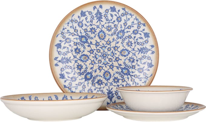 Rinart Serviesset (Medium) - Tiara - 24 delig - 6 persoons - Porselein