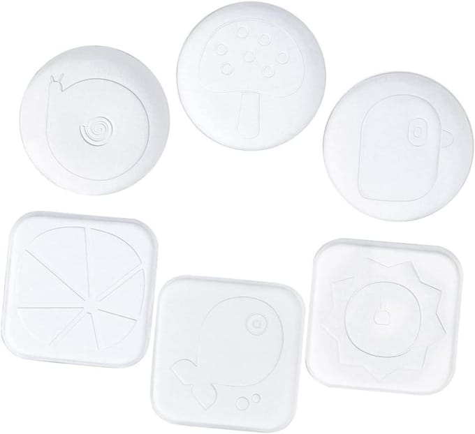 Deurstopper Set - Muur Beschermers - Kastdeuren Dempen - Verdikt Siliconen - 6 Stuks - Transparant