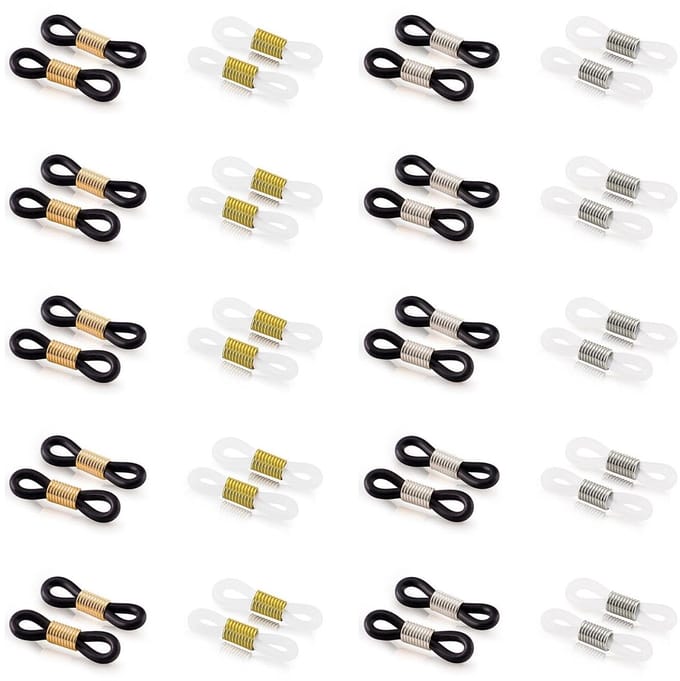 Dailygoods - Brillenkoord met Eindkappen - Verstelbare Brillenkettingen 40 Stuks