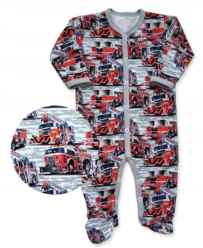 Dartomik - Pyjama - Baby - 62 - Katoen - Brandweer