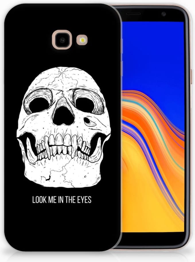 Silicone Back Case Samsung Galaxy J4 Plus (2018) Skull Eyes