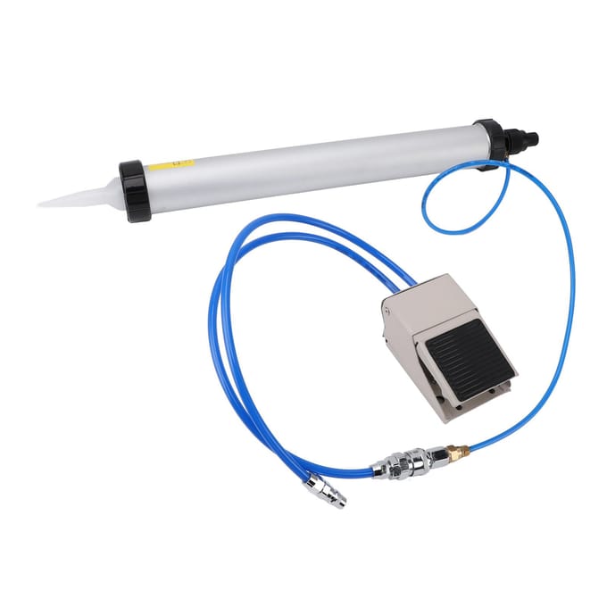 Pneumatisch Kitpistool Aluminiumlegering Draagbaar Efficiënt Pneumatisch Lijm Kit Patroon Applicator Gereedschap voor Thuis white