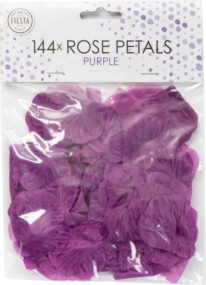 288 paarse rozenblaadjes