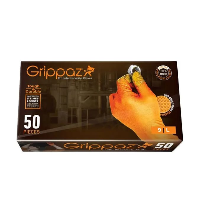 Doos van 25 paar chemisch bestendige nitril viscose handschoenen P2R T7