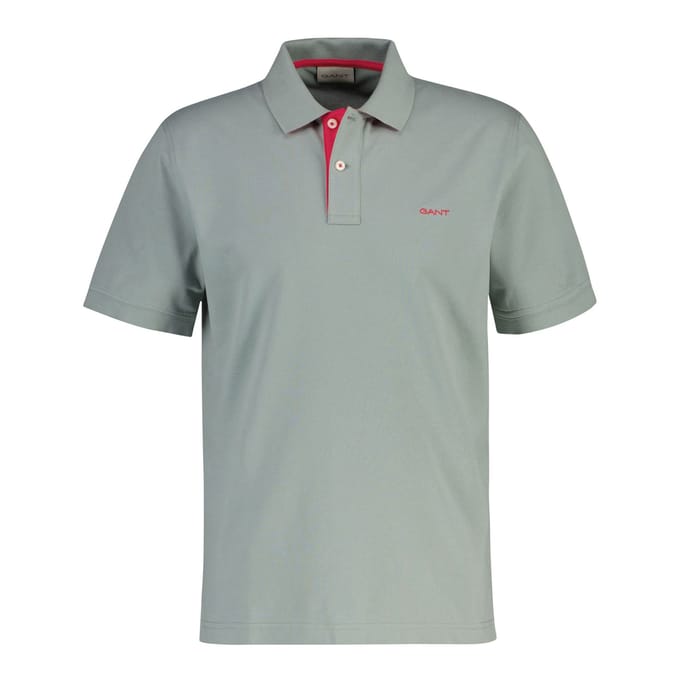 Gant Contrast Piqué Polo Heren - Maat M