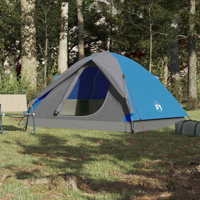 vidaXL - Koepeltent - 6-persoons - waterdicht - blauw