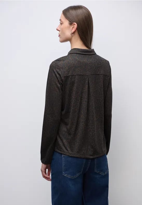 A324186 LTD QR printed jersey blous