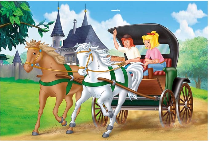 Schmidt - Bibi & Tina Serie - Traditionele Puzzel - Koetstocht