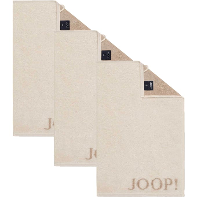JOOP! Gastendoekje Classic Frottier Een maat, 30x50 Set van 3