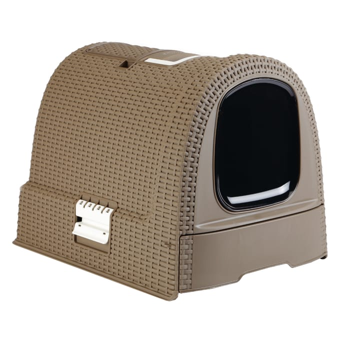 Curver Kattenbak met lade - 51,5x38,5x40cm - Mokka