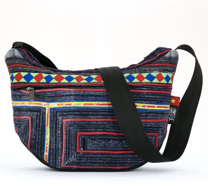 Ethnotek Bagan M - Schoudertas / Moon Bag - Crossbody - 4L