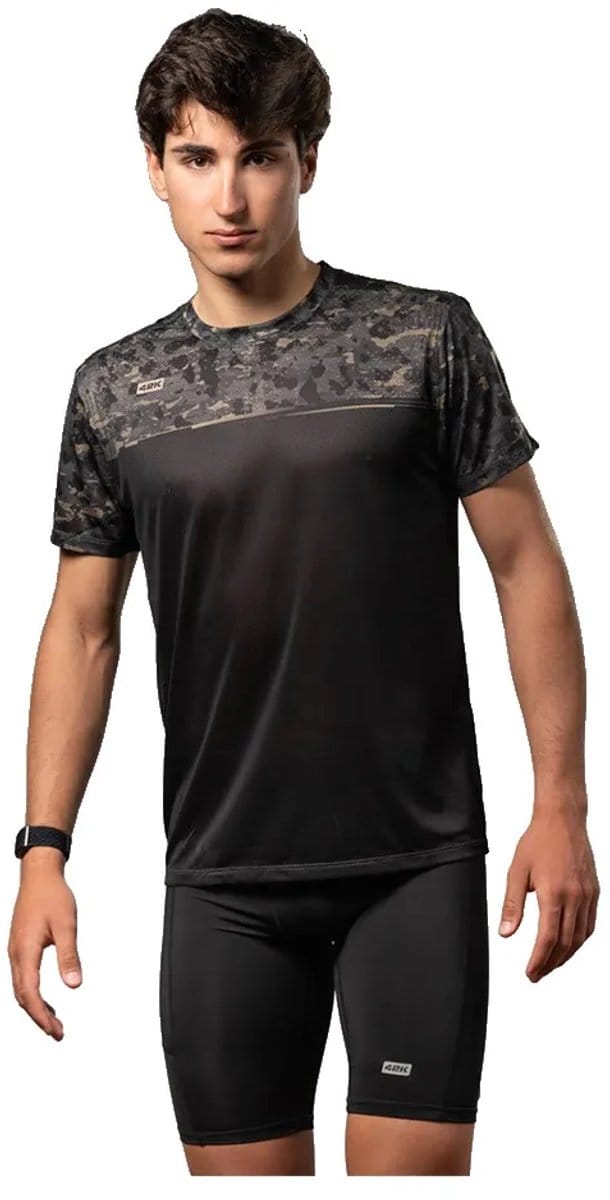 42k Running Army T-shirt Met Korte Mouwen Zwart XL