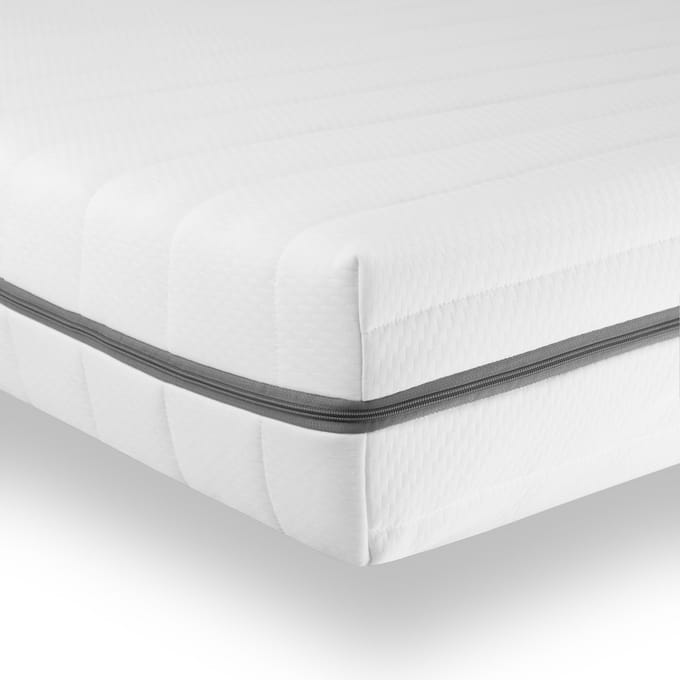 Matras - 200x200 - 7 zones - koudschuim - premium plus tijk - 15 cm - twijfelaar bed - Gemiddeld
