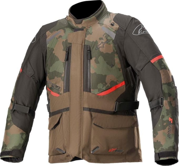 Alpinestars Andes V3 Drystar Jas Donker Kaki Camo - Jas