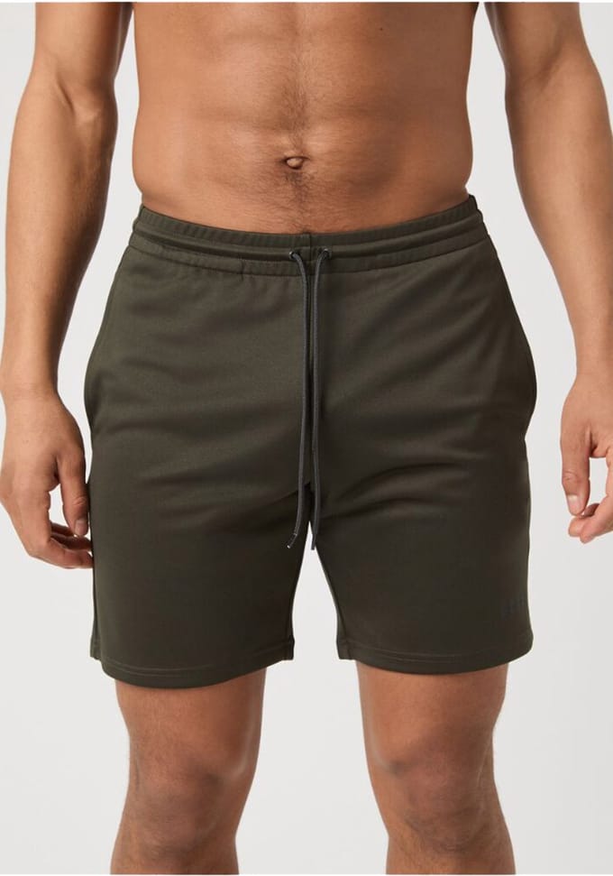 Björn Borg Essential Active 8Inch Shorts - heren sportbroek kort - grijs
