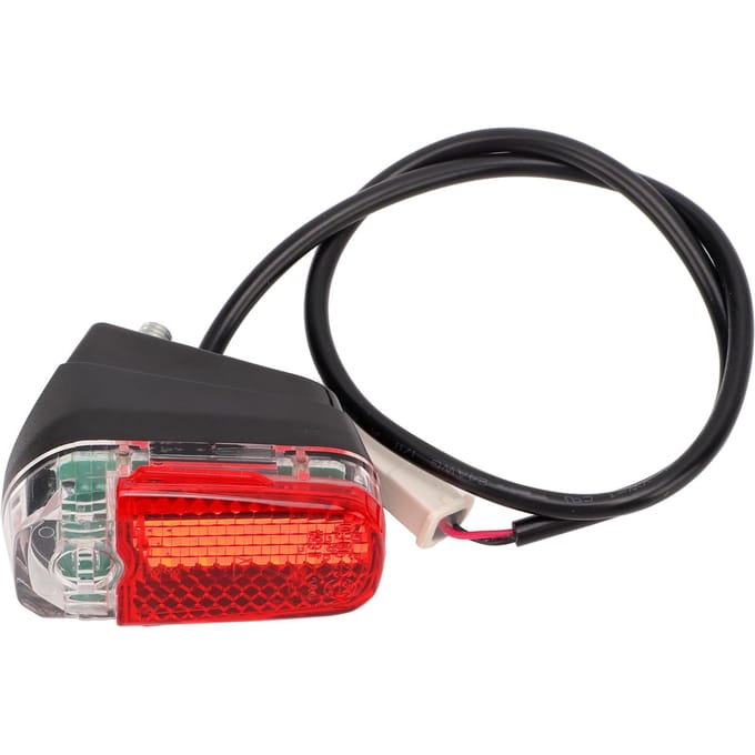 Achterlicht voor elektrische scooter met Dirtboard-functie voor Ninebot MAX G30D LED-achterlicht met waarschuwingsfunctie black