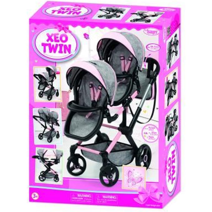 Bayer Xeo Duo tweelingpoppenwagen Poppenwagens