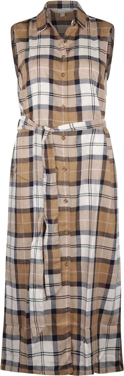 Barbour Lange jurk Caroline Ruiten Bruin