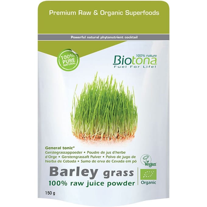 Biotona Barley grass raw juice powder bio 150 Gram