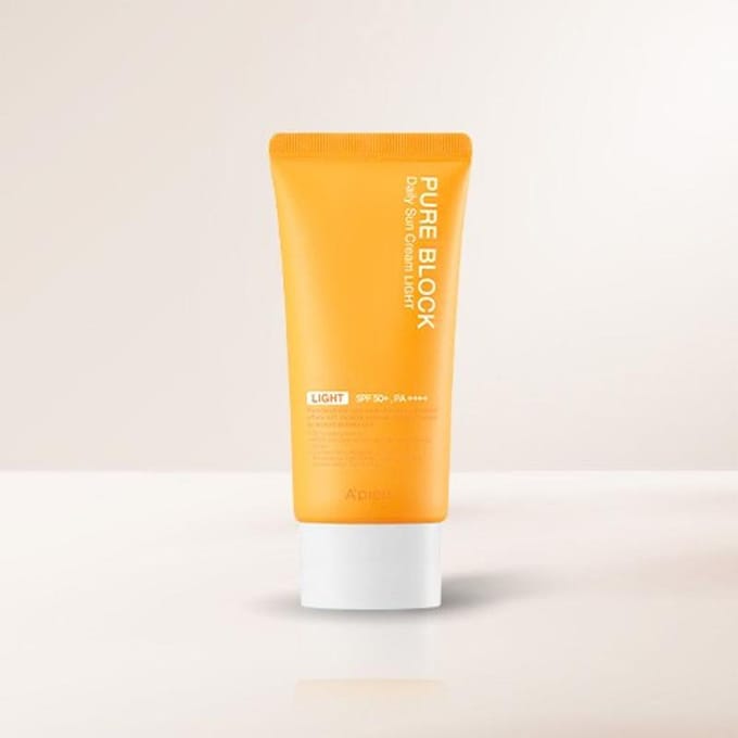 A'PIEU Pure Block Crème Solaire Quotidienne Naturelle 50 ml white