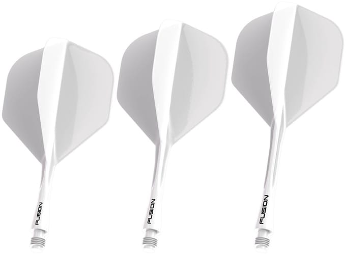Winmau Fusion Solid White NO2 - Dart Flights