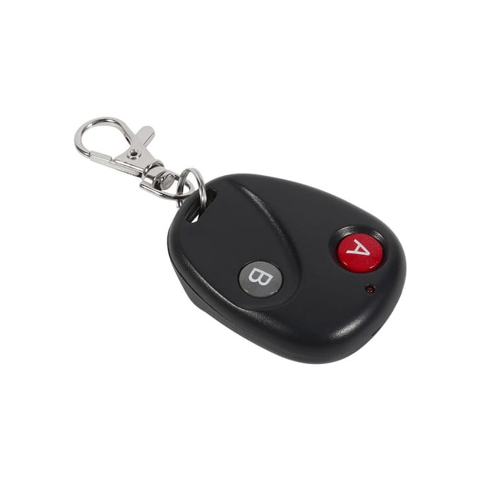 Afstandsbediening Sleutel Garagepoort Deur Zender Draadloos 433MHz Plastic Zwart 2 Sleutels black
