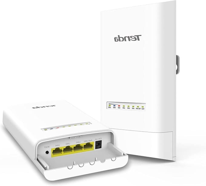 OS3 Router - Draadloze Access Point - Internet Verbinding - Lange Afstand Dekking - 4 Poorten - Wit