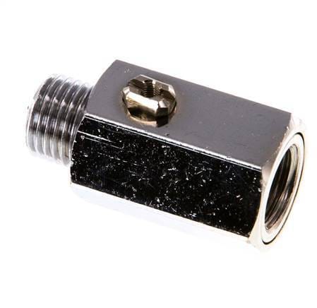 Buiten x Binnendraad G 1/4 inch 2-Weg Messing Mini-Kogelkraan Schroevendraaier Bediend 15 Bar