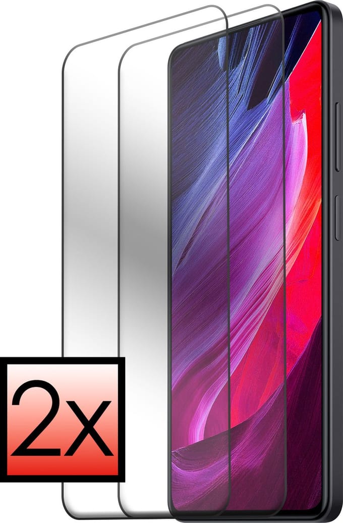 Screenprotector - 2 Stuks - Geschikt voor Xiaomi Redmi Note 12 Pro+ - Extra Sterk - Beschermglas - Gehard Glas - Tempered Glass - Screen Protector - Bescherm Cover