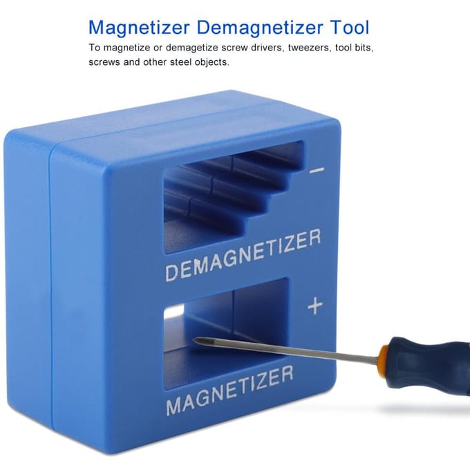 2-in-1 Magnetizer Demagnetizer Magnetisch Gereedschap voor Schroevendraaierbits Schroefbits Kleine Hardware
