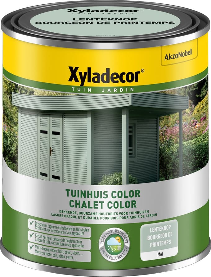 Xyladecor - Tuinhuis Color - Lente Knop - 1 L