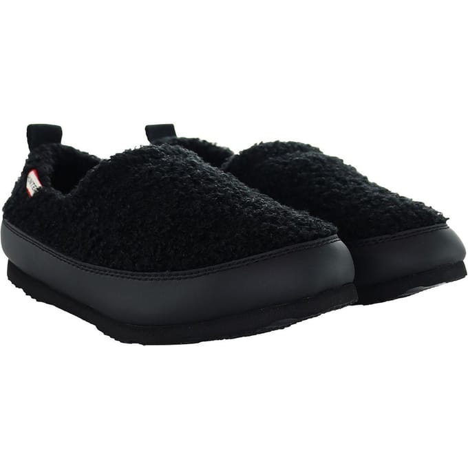 Hunter Sherpa Kleine Kinderen Zwarte Pantoffels