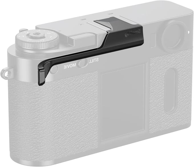 Half Thumb Grip voor FUJIFILM Camera, Antislip Ontwerp met Ingebouwde Siliconen Pads, Zwart - 5222