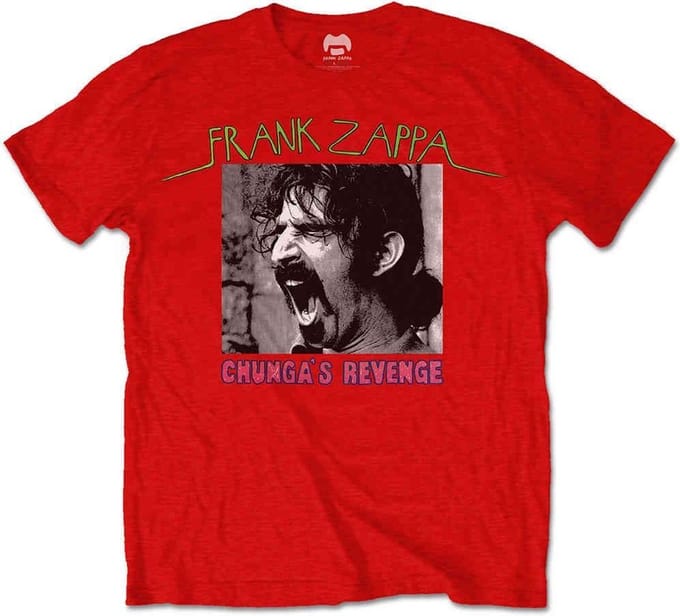 Frank Zappa - Chunga's Revenge Heren T-shirt - S - Rood